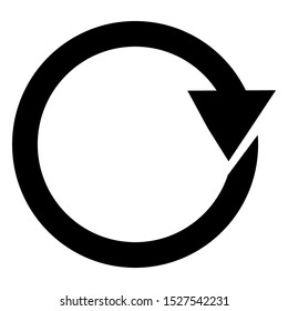 rotate arrow icon design vector template