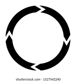 rotate arrow icon design vector template