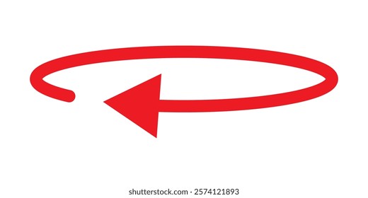 rotate arrow trendy favorites icon vector