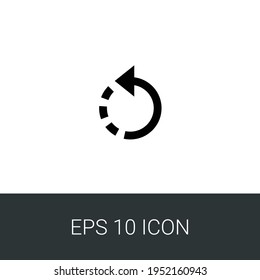 Rotate eps 10 simple icon