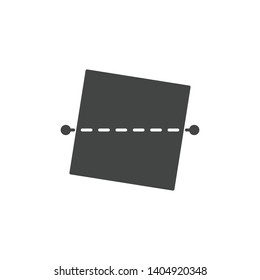 Rotate icon isolated on background. Photography symbol modern, simple, vector, icon for website design, mobile app, ui. Vector Illustration