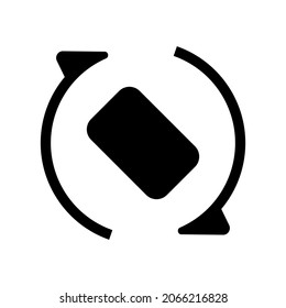 rotate icon or logo isolated sign symbol vector illustration - high quality black style vector icons