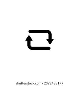Rotate icon, rotation sign vector for web site Computer and mobile app