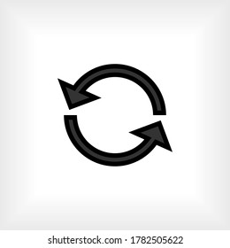 Rotate Icon Rotation Symbol Vector Stock Vector (Royalty Free ...