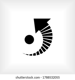 Rotar icono. Símbolo de rotación - vector.