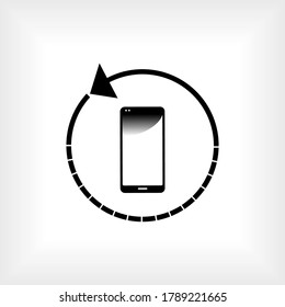 Rotate Icon. Rotation Symbol - Vector.