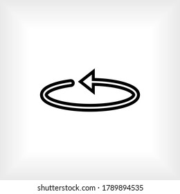 Rotate Icon. Rotation Symbol - Vector.