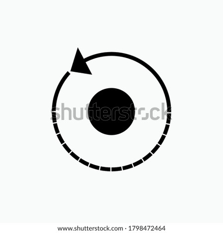 Rotate Icon. Rotation Symbol - Vector.