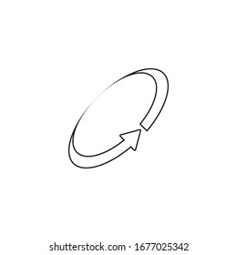 Rotate Icon Vector Design Illustration