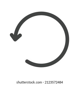 Rotate icon vector image. Can also be used for Physical Fitness. Suitable for mobile apps, web apps and print media.