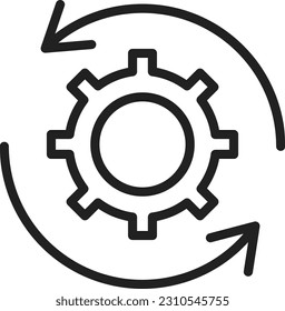 Rotate icon vector image. Suitable for mobile application web application and print media.