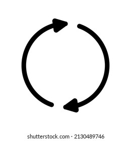 Rotate Icon Vector Symbol Design Illustration