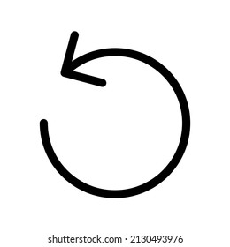 Rotate Icon Vector Symbol Design Illustration