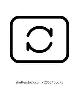 Rotate Icon Vector Symbol Design Illustration