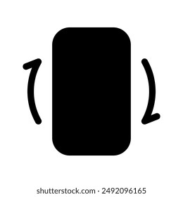 Ilustración de diseño de símbolo de Vector giratorio
