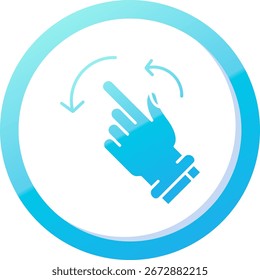 Rotate Left Line vector Icon Design
