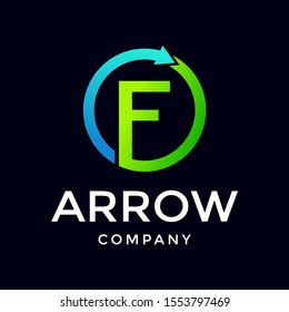 Rotate letter vector logo template. This logo suitable for system, process,