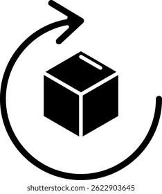 Rotate Line vector Icon Design