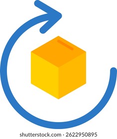 Rotate Line vector Icon Design