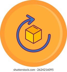 Rotate Line vector Icon Design