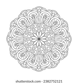 Rotate Mandalas of the World coloring book mandala Seite für kdp Buch Interior, Fähigkeit zum Entspannen, Hirnerlebnisse, Harmonisches Haven, friedliche Porträts, Blühendes Beauty Mandala Design.