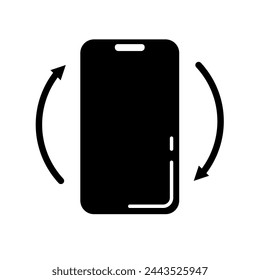 Girar teléfono móvil - icono	