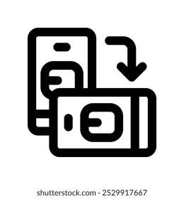 Icono de la línea del Vector para su Sitio web, móvil, presentación y diseño del logotipo.