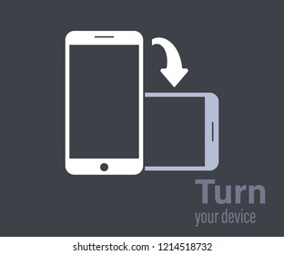 Rotate phone, change screen orientation filled vector icon. Modern simple isolated sign. Pixel perfect vector illustration for logo, website, mobile app and other designs