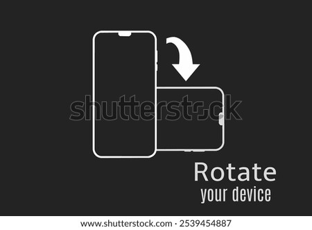 Rotate phone, change screen orientation filled vector icon. Modern simple isolated sign. Pixel perfect vector illustration for logo, website, mobile app and other designs.