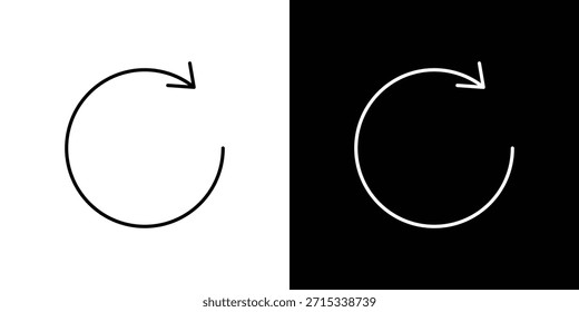 Rechts drehen Icons, Vektorvorlage, EPS 10 für Design