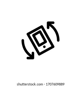 Drehen Sie das Symbol auf Weiß. Leitbild der Benutzeroberfläche
