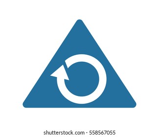 rotate sign icon
