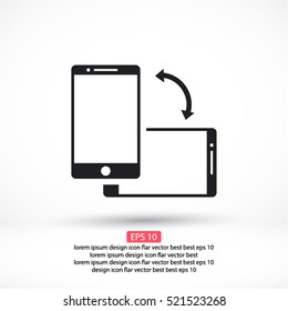 Rotate Smartphone or Cellular Phone  icon 