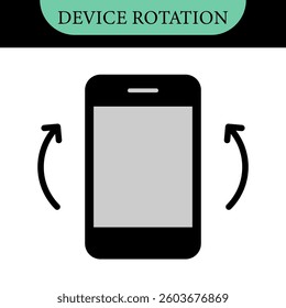 Rotate smartphone icon. Turn your mobile phone. Vector color set icons. Device rotation symbol. Rotate phone icon set vector illustration for web site or mobile app. Vector illustration