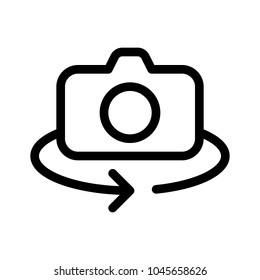 Rotate Switch Camera Stock Vector (Royalty Free) 1045658626 | Shutterstock