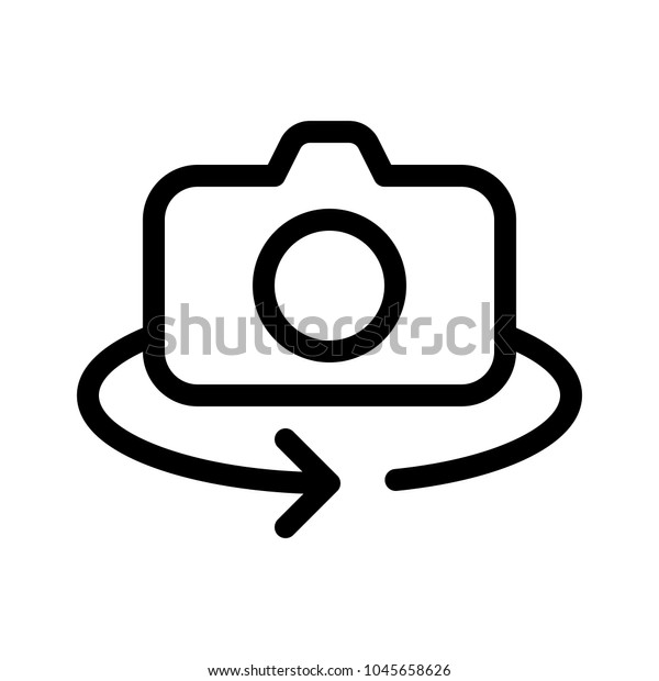 Rotate Switch Camera Stock Vector (Royalty Free) 1045658626 | Shutterstock