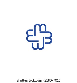Rotated letter M