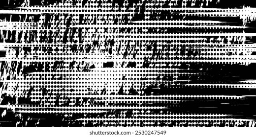 Rotated pattern in halftone theme. Abstract gradient that curves and twists.