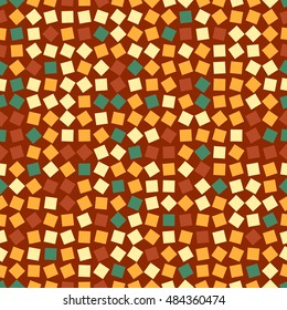 Rotated squares seamless colorful patterns. Abstract background.