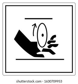 Rotating Blade Symbol Sign, Vector Illustration, Isolate On White Background Label .EPS10