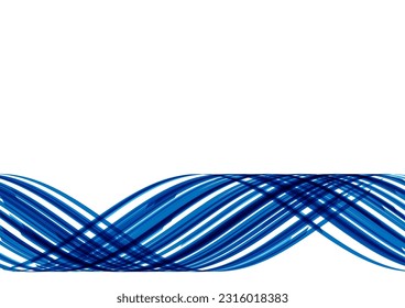 Fondo de onda abstracta azul giratorio