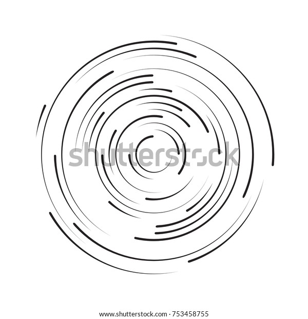 Rotating Circle Line Abstract Background Vector Stock Vector (royalty 