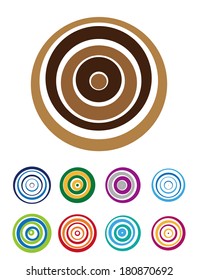 Rotating circular, full of feeling dizzy. Design abstract vector logo template. You can use in the drink, coffee, tea and wave concept of pattern. 