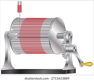 Ein rotierender Kollektor ist definiert als eine Vorrichtung, die beim manuellen Spinnen verwendet wird und rotieren kann, um entweder gesammelte Fasern auszurichten oder ein beliebiges Fasernetzwerk zu schaffen.
