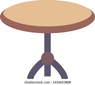 Rotating dining icon. Flat illustration colored vector Home Furniture icons for web