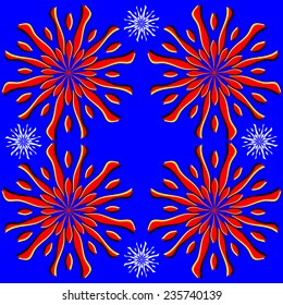 Rotating Flowers Illusion