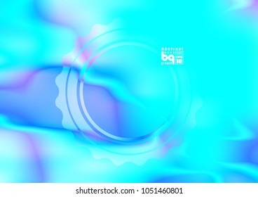 Rotating gear on a blue background. Vector illustration for design. Conceptual design.
