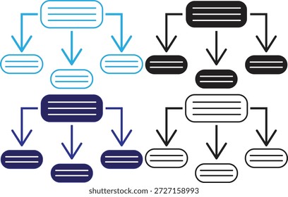 Ilustração de sistema de engrenagens rotativas, ícone de engrenagens com seta circular, arte vetorial para projetos de engenharia mecânica, design industrial e tecnologia