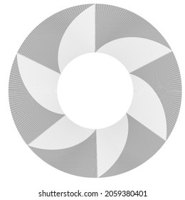 Líneas giratorias en forma de espiral para libros de historietas . fuegos artificiales Fondo de explosión . Ilustración vectorial. Logotipo circular Starburst. Elemento de diseño espiral . Resumen Rayos de estrellas geométricas . Salto de sol.