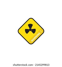 Rotating Parts Fan Warning Sign, Vector Illustration.